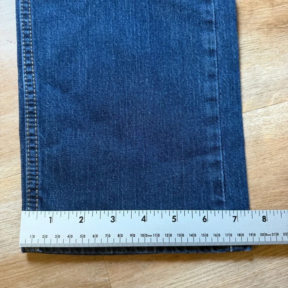 Levis 505 Regular Fit Jeans Mens 29x32 Dark Blue Straight Leg Eco Ease Denim New